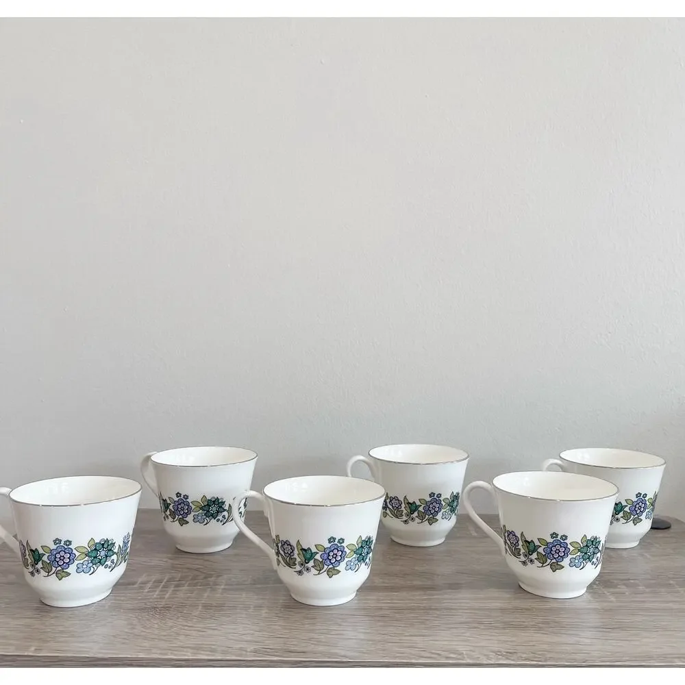 Set of 6 - Royal Doulton, Esprit - Tea Cups